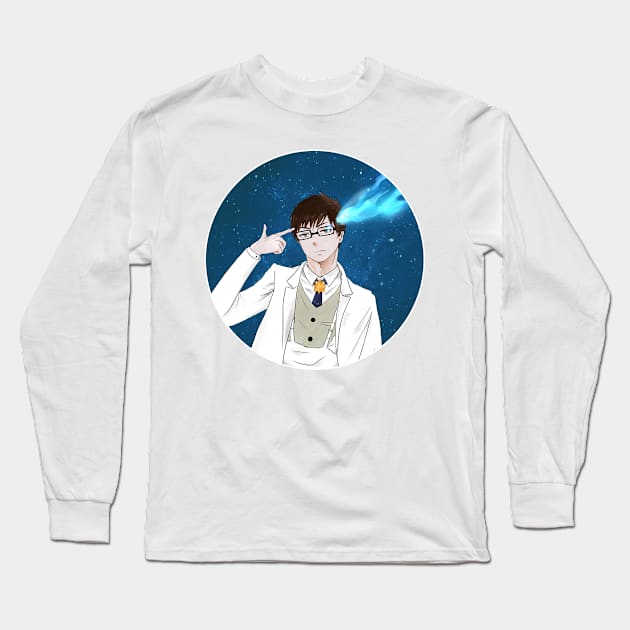 Yukio on Fire Long Sleeve T-Shirt by Nayuki911